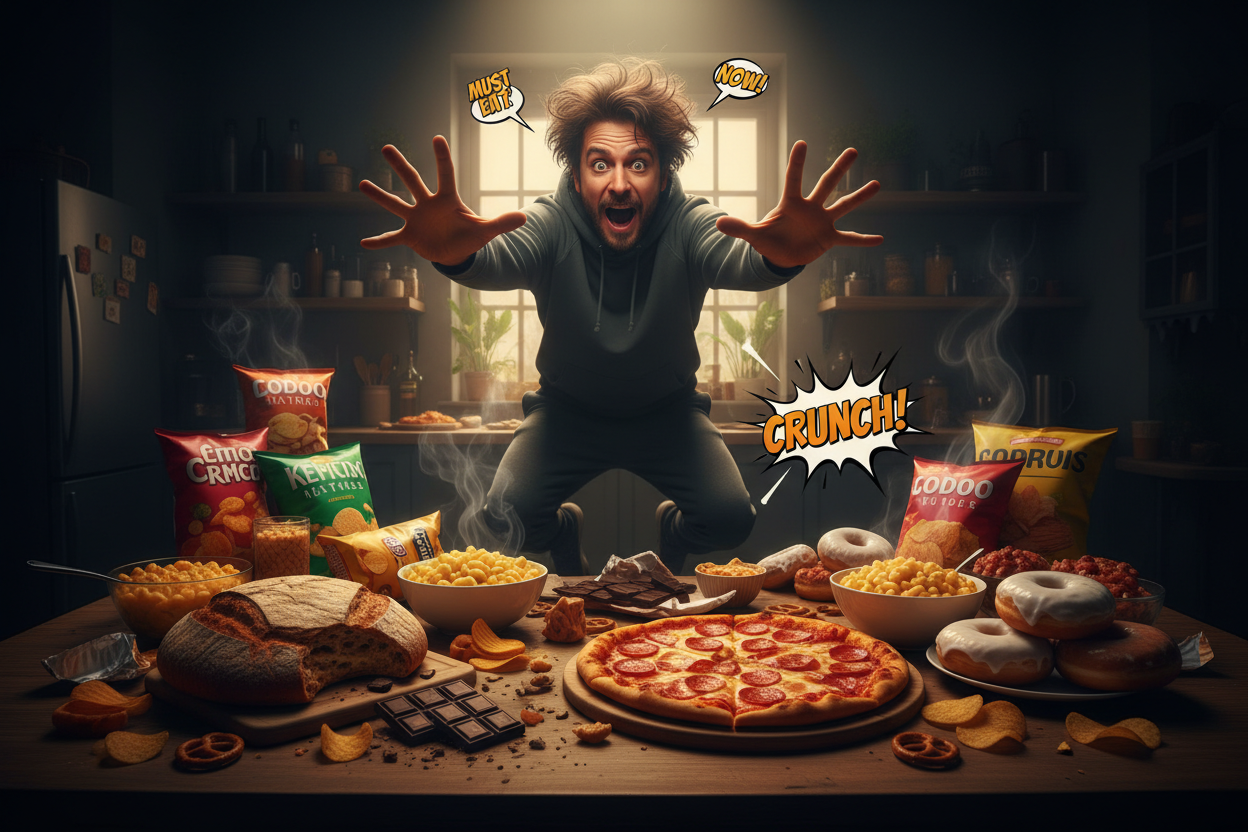 Warum Essig? Weniger Heisshungerattacken!